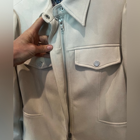 Fate suede jacket in cream - Picture 6 of 6